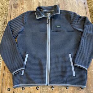 LLBean Men’s Airlight Knit Full-Zip Jacket Large Tall LT Alloy Grey Outdoor